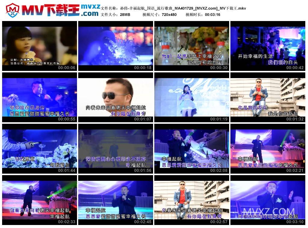 孙伟-幸福起航_国语_流行歌曲_MA401729